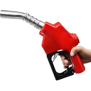 Azdele 1 بوصة NPT Green Auto إيقاف فوهة الوقود 1-3/16 بوصة (OD = 30 مم) 3 سرعات القفل عقد مقطع مفتوح ، Max التدفق