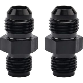 EVIL ENERGY 6AN Male to 5/8 x 18 Inverted Flare Thread Fitting Adapter Straight 2Pcs
