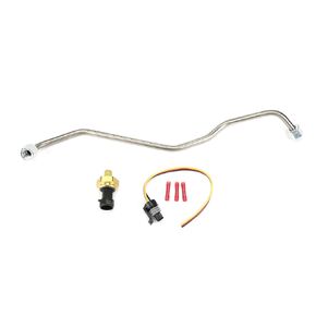 Stainless Steel Exhaust Back Pressure Sensor Tube, EBP Sensor with Wire Harness for 1999-2003 Ford F250 F350 7.3L Powerstroke Diesel - 1850353C1 1C3Z-9D477-AA