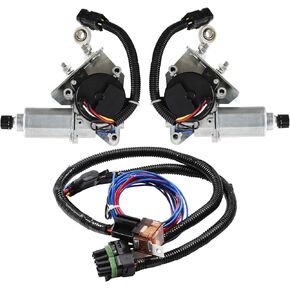 Electric Headlight Motor Conversion Kit - 2PCS Front Left & Right Compatible with Chevrolet Corvette C3 (1968-1982) Headlight Motor -Replaces OE#914015