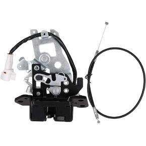 Liftgate Lock Actuator Trunk Latch for 2001-2007 Toyota Sequoia 4.7L Tailgate Hatch Latch Lock Replace 931-861, 64680-0C010, 69301-0C010 Rear Back Door Lock Actuator Assembly with Cable