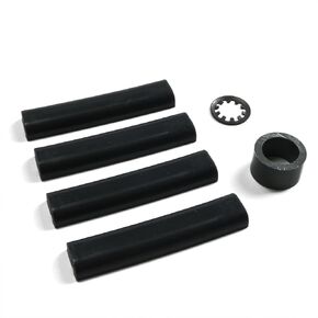 متوافق مع 1986-1991 Camaro/Firebird Hatch Motor Awder Down Down Nylon Guides Kit