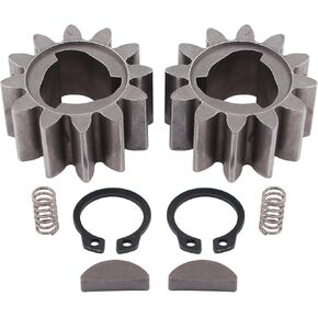 APPERIANPAR 12 TEATH DRIVE GEAR KIT لـ Honda HRR216 HRS216 MAWN MOWER 12T PINION GEAR 42661-VE2-800 42672-VE2-800 KEYS Springs CLIPS