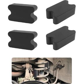 4PCS Rubber Coil Spring Spacers,Heavy Duty Front Coil Spring Booster Kit for 2" to 2.5" Coil Spring Lift,Universal Rubber Lift Blocks Car Accessories for Most Cars Trucks SUVs
