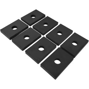 Bed Mount Pad Kit, 8pcs Rubber Bed Mount Shock Absorber Compatible with Chevy/with GMC C10 C20 Truck/with GM Truck 1947-1987