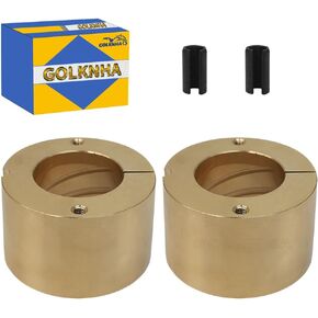 Dana 60 Kingpin Brass Bushing Kit مع الأجهزة | طقم Rebuild Bithings العلوي لـ GM و Chevy و Dodge و Ford