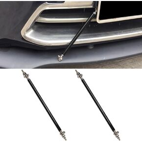 2PCS 8"-11" Adjustable Splitter Strut Rods, Car Front Bumper Lip Support Bars, Universal Bumper Splitter Diffuser Strut Tie Support Rods Compatible with Most Vehicles (Black)