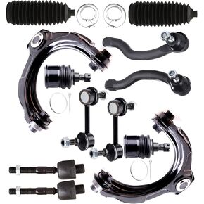 Scitoo 12pcs التعليق الأمامي مجموعة التعليق العلوي الذراع الداخلية inn end end end end end end link Lower Ball ball steerge Rack Foot 2008-2012 for Honda for Accord