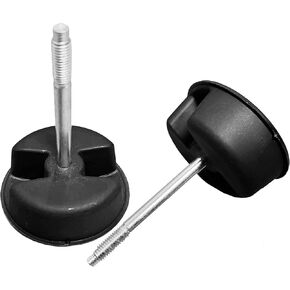 (2 pack) Hardtop Top Targa Mounting Knob Knob Screw | متوافق مع 07-19 Wrangler | مثالي لـ JK 2DR و 4DR Unlimited | 1CJ57DX9AC/1CJ57DX9AD/99172/1CJ57DX9