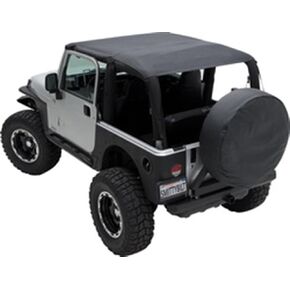 SmittyBilt EXTENDED TOP DIAMOND BLK - SB93635