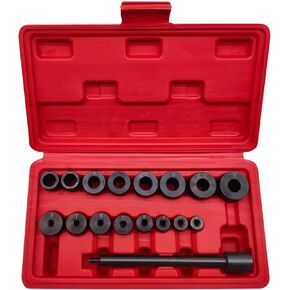 17PCS Universal Clutch Aligning Kit, Flywheel Pilot Hole Clutch Drive Plate Alignment Tool for Centered Accurate Installation, Pilot Bearing Corrector Set Transmission Repair Accessory
