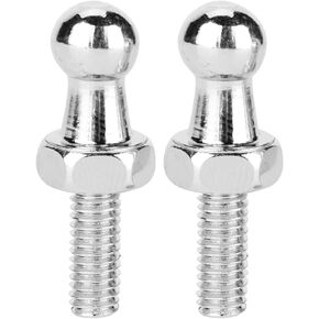 2Pcs CNC Aluminium Alloy Ball Stud Bolt 8mm for Gas Struts Ball Ended Bonnet, Aftermarket Replacement, for Use with Gas Struts, Professional Workmanship (M8)