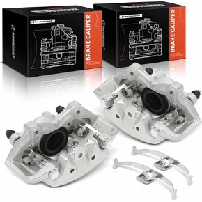 A-Premium Disc Brake Caliper Assembly with Bracket Compatible with Mercedes-Benz C350 2015, E250 2014-2016, E350 2010-2012 2014-2016, E400 CLS400 2015-2017, AWD - Front Driver and Passenger, 2-PC Set