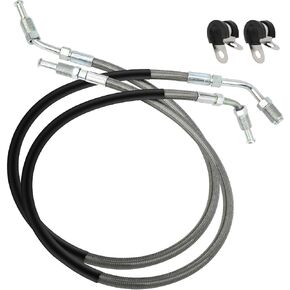 Front Left & Right Brake Hose Line for Polaris Sportsman Magnum Trail Boss Blazer Xplorer Xpress Scrambler Sport Xpediti-on Big Boss Diese-l Worker 250 300 325 350 400 425 500 335 455 1930753 1930752