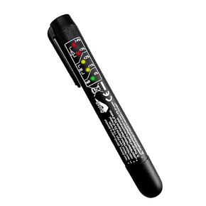قلم اختبار سائل سائل الفرامل ، اختبار سائل الفرامل مع 5 مؤشرات LED ، قلم اختبار سائل سائل الفرامل لنقطة 3 نقطة 4 نقطة 5.1 مركبة ، أداة اختبار السيارات ، أداة اختبار التشخيص.