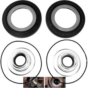 Premium Front Axle Knuckle Vacuum Shaft Seal and Outer Tube Seals Kit for 2005-2019 Ford Super Duty F-250, F-350, F-450, F-550 | Replaces 2023068, 2014835, 54983 TC-2517