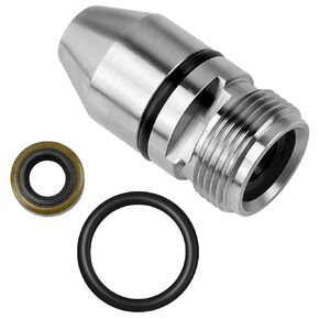 345215 Bullet Speedometer Gear Housing Compatible with Chevy TH350 Speedometer Gear Kit with Plus Extra O-Ring and Metal Seal kit, Fix Gear Housing Leaks (1 Set)