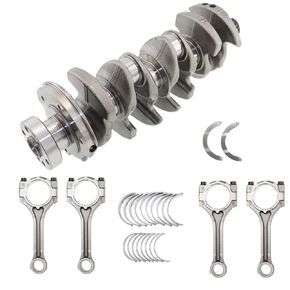 1.6 العمود المرفقي المحرك + 4pcs توصيل قضبان + مجموعة محامل متوافقة مع Hyundai Kia 2014-2022 G4FJ 23110-2B710