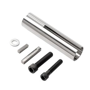 Engine Pulley Crank Shaft Sleeve Adapter Extended 1" to 1 1/8 inch 1/4" Key Gas Engine Crank Fit for Pulleys, Gear Boxes etc