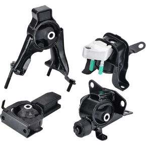 4PCS Engine Motor Transmission Mount Kits Compatible with Corolla Matrix Pontiac Vibe 1.8L 2003-2008 Engine Trans Mount Replace A4218 A4219 A4220 A4221