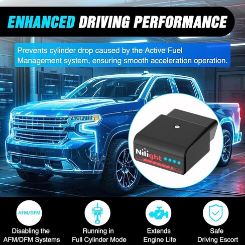 Nilight AFM Disabler Active Fuel Management Delete AFM/DFM Disabler for 5.3 Silverado Chevy 2010-2018 GMC Sierra Yukon Tahoe Avalanche Cadillac Escalade V6 & V8 Engine 3.6L 5.3L 6.0L 6.2L Vehicle Red in Kuwait