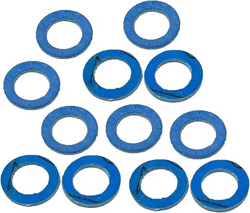 Drain Screw Gaskets Fit Mercury Marine Outboards Mercruiser 12-19183-3 12-19183Q02 12-19183K02 18-2244,12 PCS,Blue in Saudi Arabia