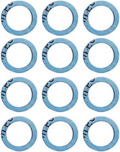 Drain Screw Gaskets Fit Mercury Marine Outboards Mercruiser 12-19183-3 12-19183Q02 12-19183K02 18-2244,12 PCS,Blue in Saudi Arabia