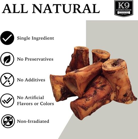 K9 Connoisseur Beef Marrow Dog Bones Long Lasting for Aggressive Chewers in Saudi Arabia