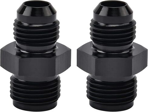 EVIL ENERGY 6AN Male to 5/8 x 18 Inverted Flare Thread Fitting Adapter Straight 2Pcs in Kuwait
