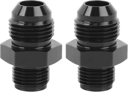 EVIL ENERGY 6AN Male to 5/8 x 18 Inverted Flare Thread Fitting Adapter Straight 2Pcs in Kuwait