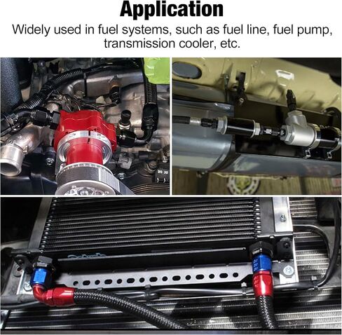 EVIL ENERGY 6AN Male to 5/8 x 18 Inverted Flare Thread Fitting Adapter Straight 2Pcs in Kuwait