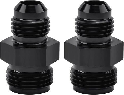 EVIL ENERGY 6AN Male to 5/8 x 18 Inverted Flare Thread Fitting Adapter Straight 2Pcs in Kuwait