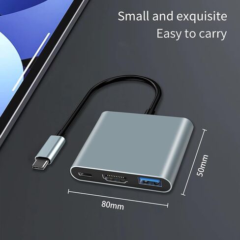 موزع USB C، محول 7 في 1، محول متعدد المنافذ مع 4K HDMI، 1USB C و2USB A، PD 100W، SD/TF، ​​محطة إرساء USB C لأجهزة MacBook Air/Pro، iPad، Windows، Steam Deck، Switch in Kuwait