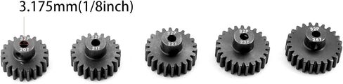 32P Hardened Pinion Gear Set 1/8inch Hole Metal Pinion Gear 10T 11T 12T 13T 14T 3.175mm RC Motor Pinion Gear Kit for 1/10 RC Car in Kuwait
