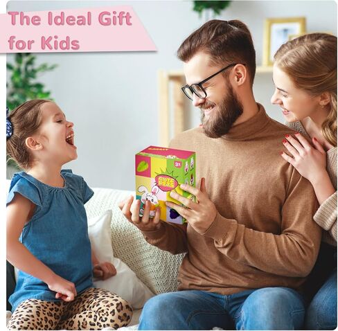 Little Live Pets-Inspired Plush Bunny - Interactive Electronic Rabbit Toy with Jumping, Wiggling Ears, and Fun Accessories for Kids 3+.Ideal Gift for Kids’ Birthday, Christmas, or Easter!(Brown) in Kuwait