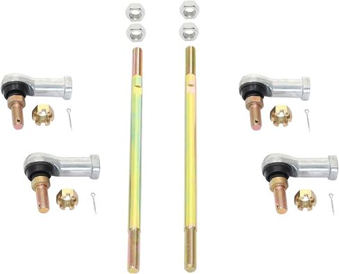 Gledewen Tie Rod End Kit, Compatible with 2005-2013 Honda Foreman 500, 03-16 Honda Rincon 650/680, 01-14 Honda Foreman Rubicon 500, 93-00 Honda Fourtrax 300, Ball Joint Set, ATV UTV Part Accessories in Kuwait
