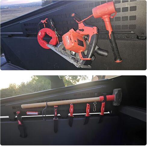 Truck Bed Divider Cybertruck Accessories Cargo Divider Aluminum Molle Panels Enhanced Cargo Storage in Saudi Arabia