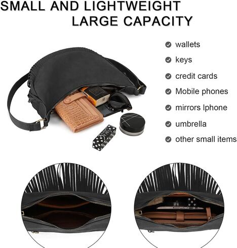 GLITZALL Boho Fringe Purse Small Crossbody Hobo Bags for Women Vegan Suede Western Country Purse in Kuwait
