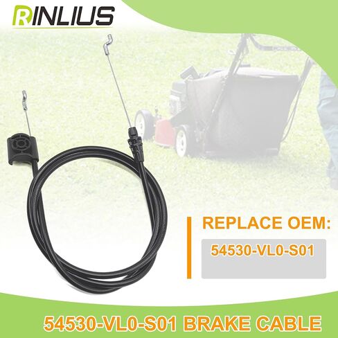54530-VL0-S01 Brake Cable for Honda 21" HRR216 HRX217 Walk-Behind Lawn Mowers fits Honda HRR216K9, HRR216K10, HRR216K11, HRX217K1, HRX217K3, HRX217K5, HRX217K6 Lawn Mower in Saudi Arabia