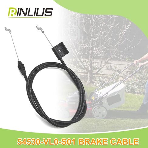 54530-VL0-S01 Brake Cable for Honda 21" HRR216 HRX217 Walk-Behind Lawn Mowers fits Honda HRR216K9, HRR216K10, HRR216K11, HRX217K1, HRX217K3, HRX217K5, HRX217K6 Lawn Mower in Saudi Arabia