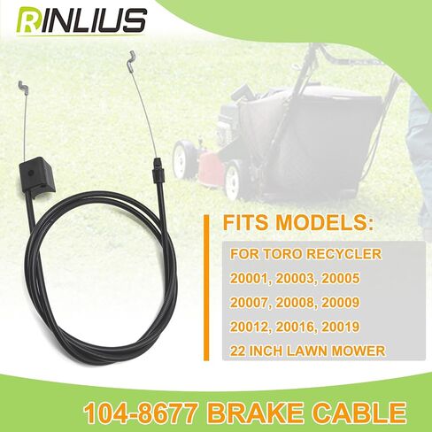 54530-VL0-S01 Brake Cable for Honda 21" HRR216 HRX217 Walk-Behind Lawn Mowers fits Honda HRR216K9, HRR216K10, HRR216K11, HRX217K1, HRX217K3, HRX217K5, HRX217K6 Lawn Mower in Saudi Arabia