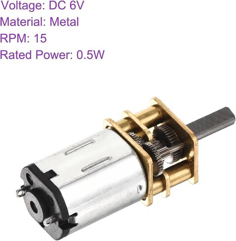 Dmiotech 6v 50rpm Torque Torque 13 طول عمود الإخراج 10 مم Micro DC SPEED Motor Mini Mini Gear Gear Most لمحرك RC Car Robot Model DIY RC Toys Engine in Saudi Arabia