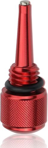 Aluminum Alloy Magnetic Oil Dipstick for Predator 212 Coleman 196cc Mini Bike Ghost 224cc Engine, KT196 Go Kart, BT200X CT200U EX, Baja Warrior MB200, Honda GX160 GX200 Clone Engine (Red) in Saudi Arabia