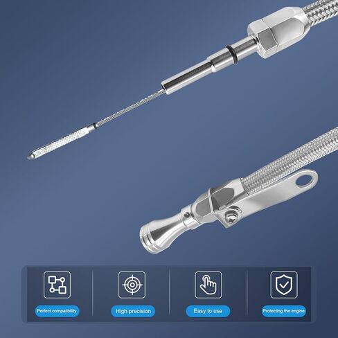 HAHAHA LS1 Engines Dipstick 20.8 Inch. Compatible with GM Chevy LS1 1997-up Models .Stainless Steel LS1 Engine Oil Dipstick .（ Not for 4.8L/5.3L Truck Engines）#5114 in Saudi Arabia