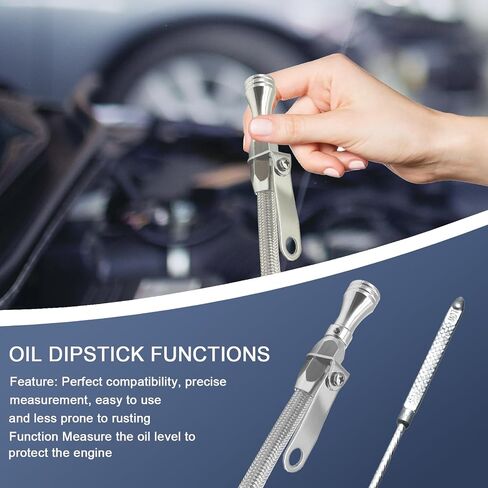 HAHAHA LS1 Engines Dipstick 20.8 Inch. Compatible with GM Chevy LS1 1997-up Models .Stainless Steel LS1 Engine Oil Dipstick .（ Not for 4.8L/5.3L Truck Engines）#5114 in Saudi Arabia