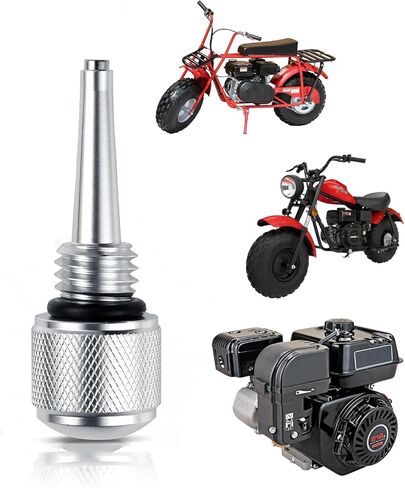 Aluminum Alloy Magnetic Oil Dipstick for Predator 212 Coleman 196cc Mini Bike Ghost 224cc Engine, KT196 Go Kart, BT200X CT200U EX, Baja Warrior MB200, Honda GX160 GX200 Clone Engine (Red) in Saudi Arabia