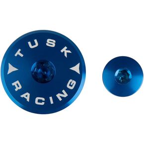 TUSK BILLET Aluminium Pluge Kit Blue متوافق مع Yamaha YZ250F 2014-2025/YZ450F 2010-2022