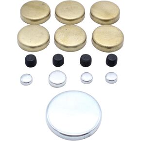 MPE-108BR Brass Freeze Plug Kit Comptible for Ford Small Block Windsor Engines 255 260 289 302 351 1962-2001