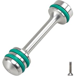 Engine Block Oil Gallery Plug Billet Aluminum Rear Passage Plug Oil Diverter Barbell Dumbbell Shaped Oil Galley Plug Compatible with GM Gen III & IV LS V8 Engine Replace# 12573460