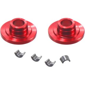5mm Billet Aluminum Retainers for Dual & Single Spring for Predator Non Hemi 212cc for Tillotson 212R/225R/RS Engine(Red)